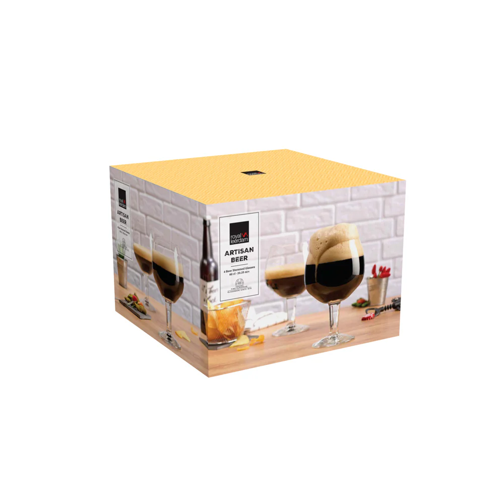 Artisan Beer Glasses 600ml, Set of 4 - Image 6