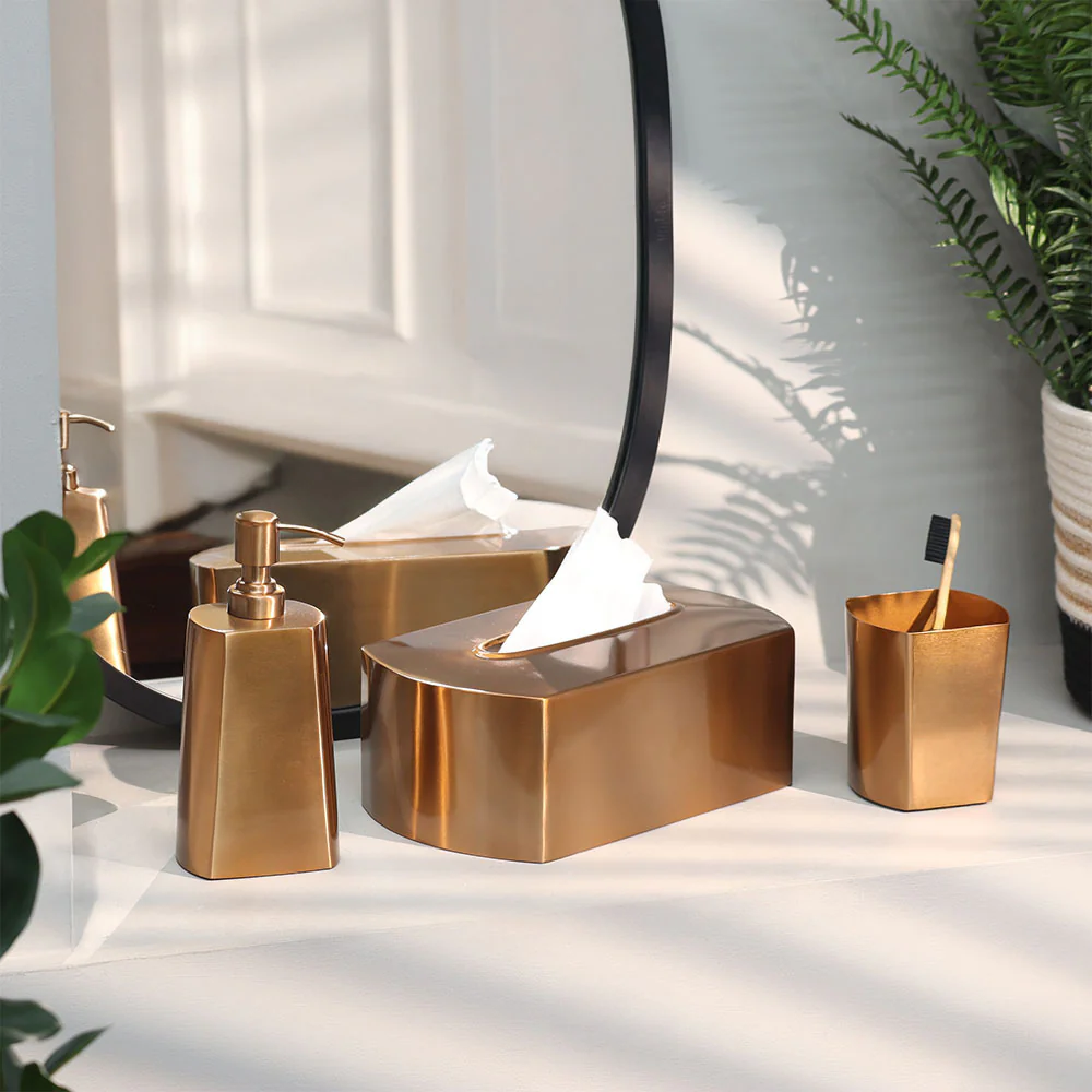 Arza Toothbrush Tumbler - Champagne Gold - Image 6