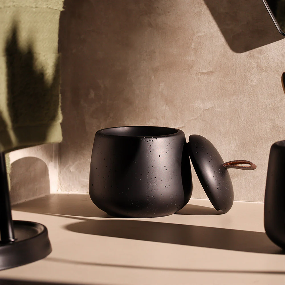 Asher Storage Jar - Black - Image 3