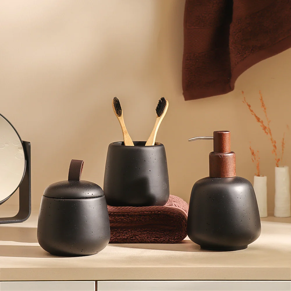 Asher Storage Jar - Black - Image 5