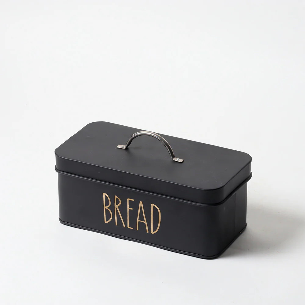 Asilo Metal Bread Box - Black - Image 3