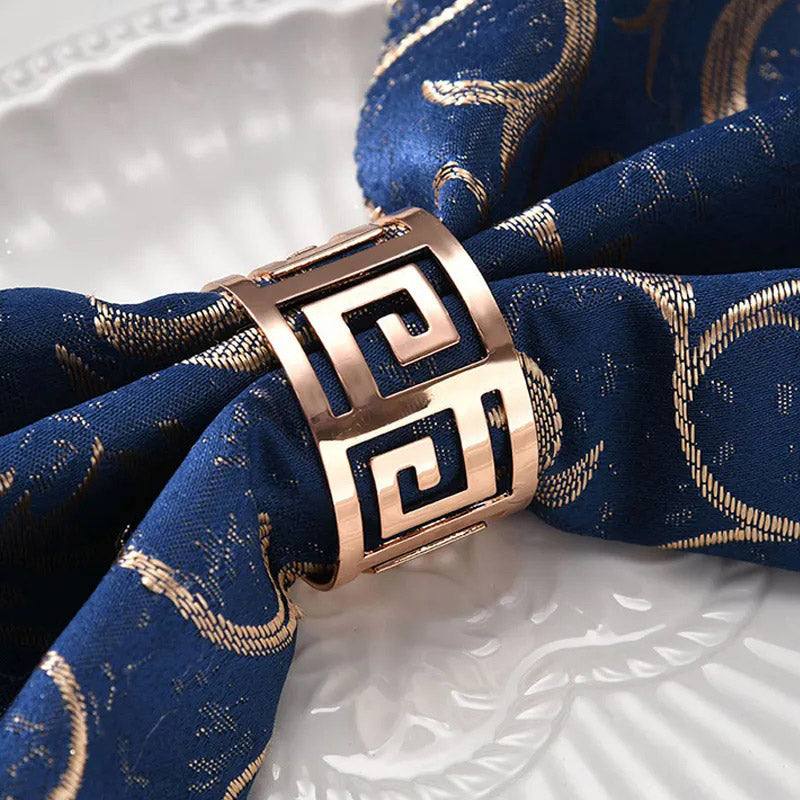 Astra Napkin Rings, Set of 6 - Copper - Image 4