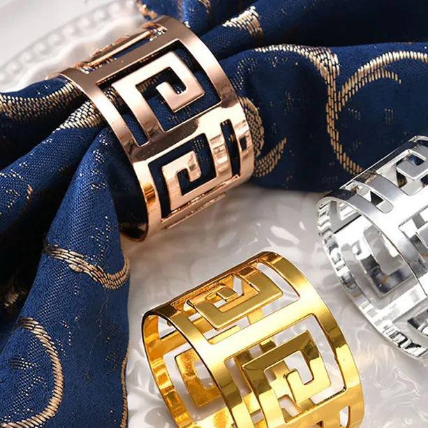 Astra Napkin Rings, Set of 6 - Copper - Image 7