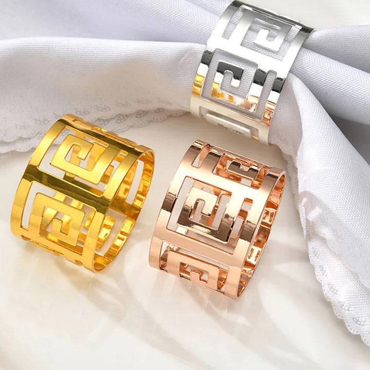 Astra Napkin Rings, Set of 6 - Copper - Image 8