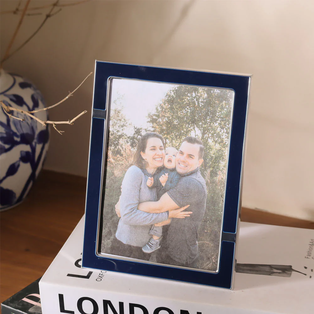 Astra Photo Frame Large - Blue Silver - Image 3