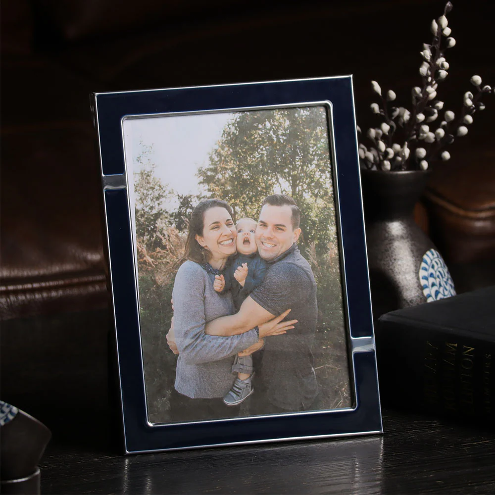 Astra Photo Frame Large - Blue Silver - Image 5