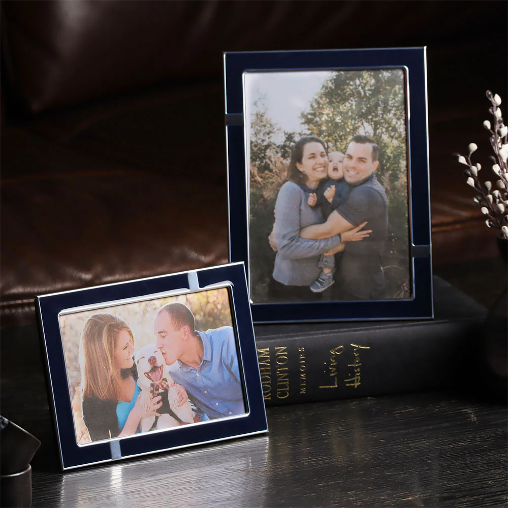 Astra Photo Frame Large - Blue Silver - Image 6