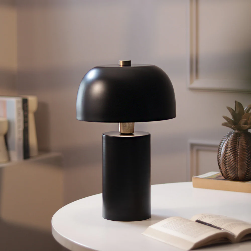 Aurelia Table Lamp Medium - Black Gold - Image 3