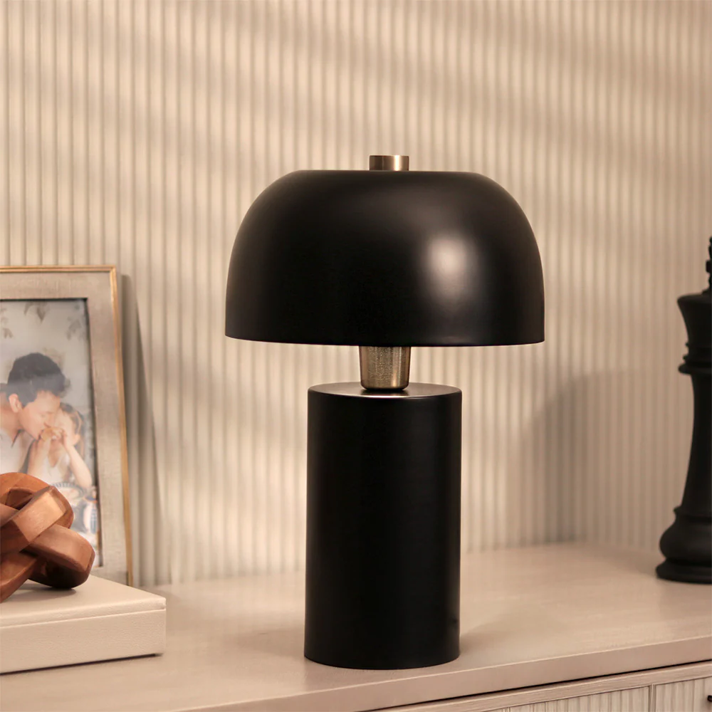 Aurelia Table Lamp Medium - Black Gold - Image 4