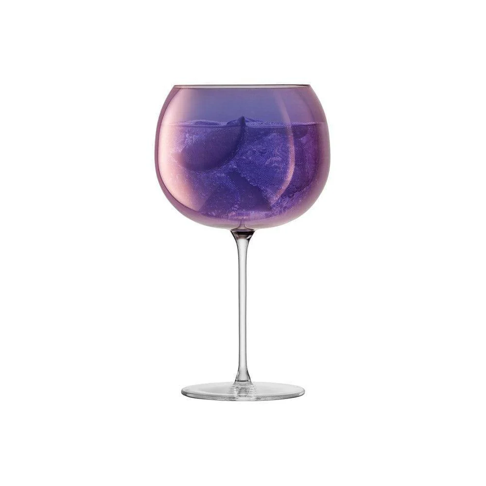 Aurora Balloon Glasses 680ml, Set of 4 - Polar Violet - Image 6