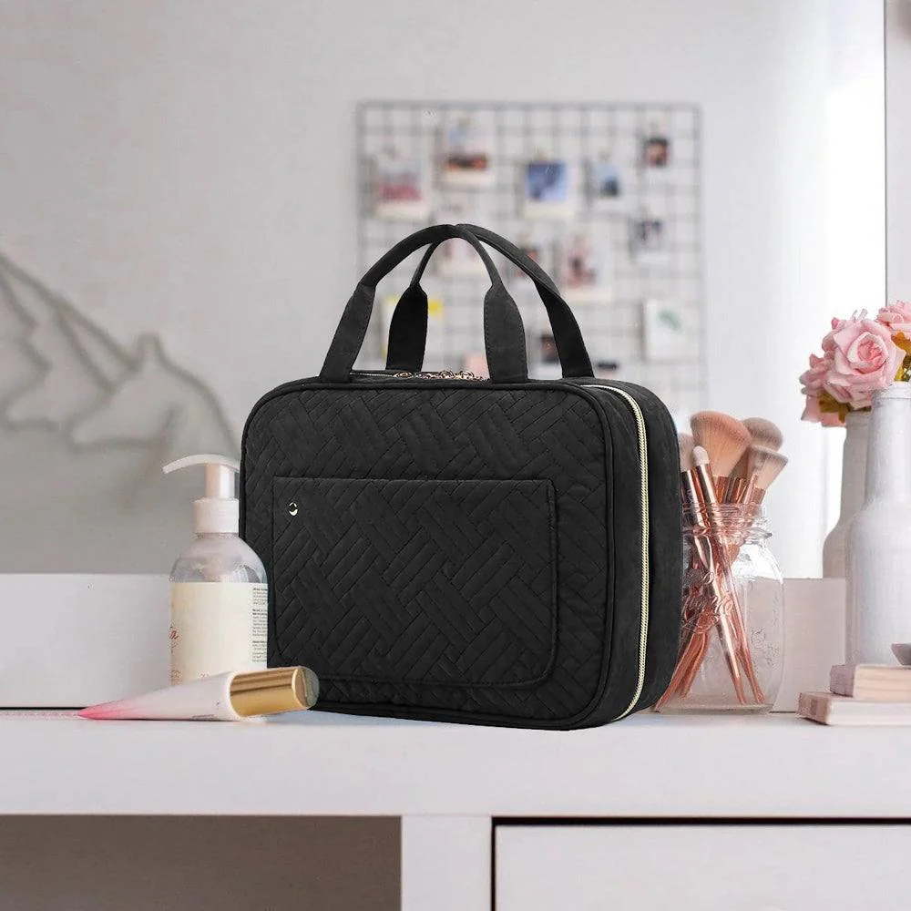Aurora Hanging Toiletry Bag - Black