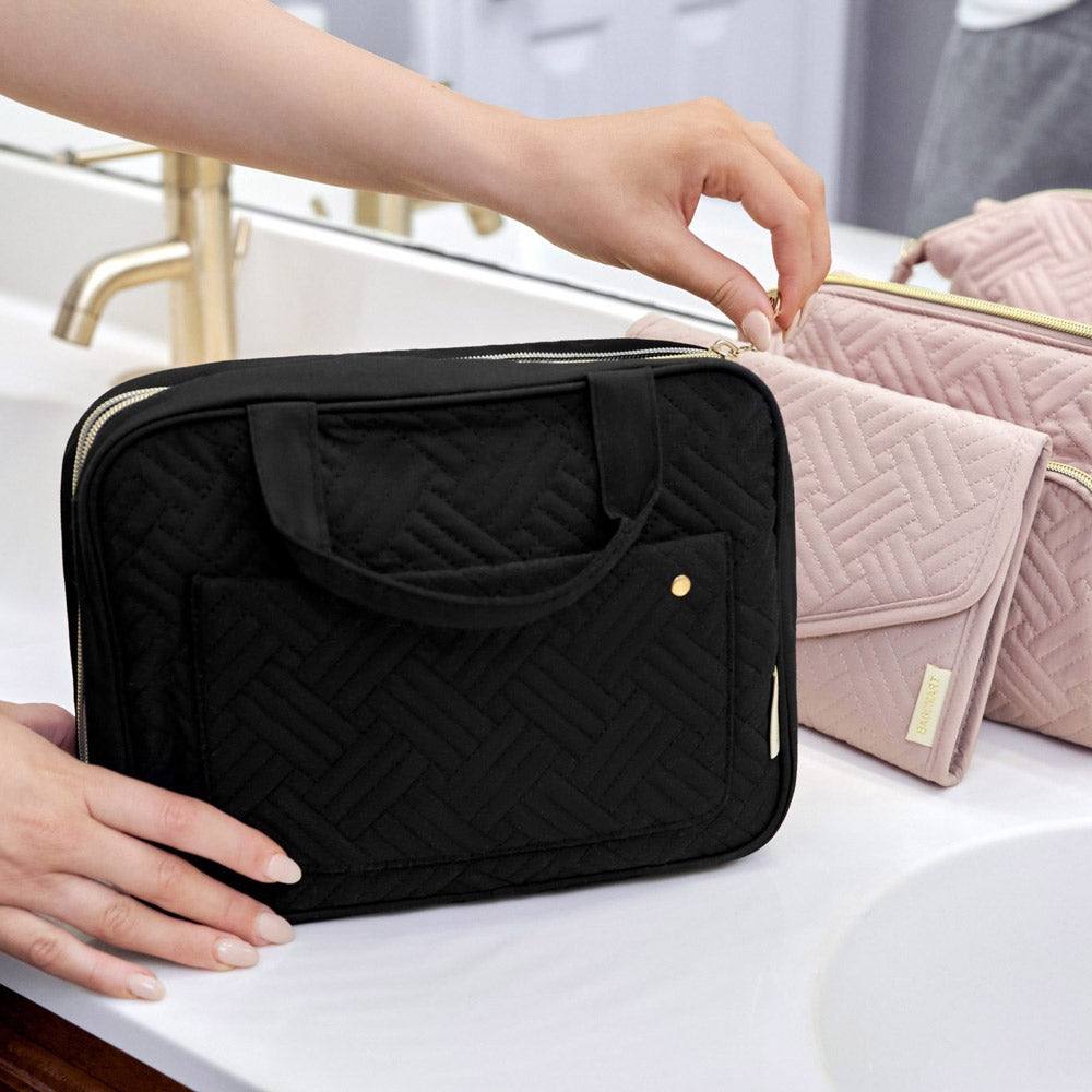 Aurora Hanging Toiletry Bag - Black - Image 2