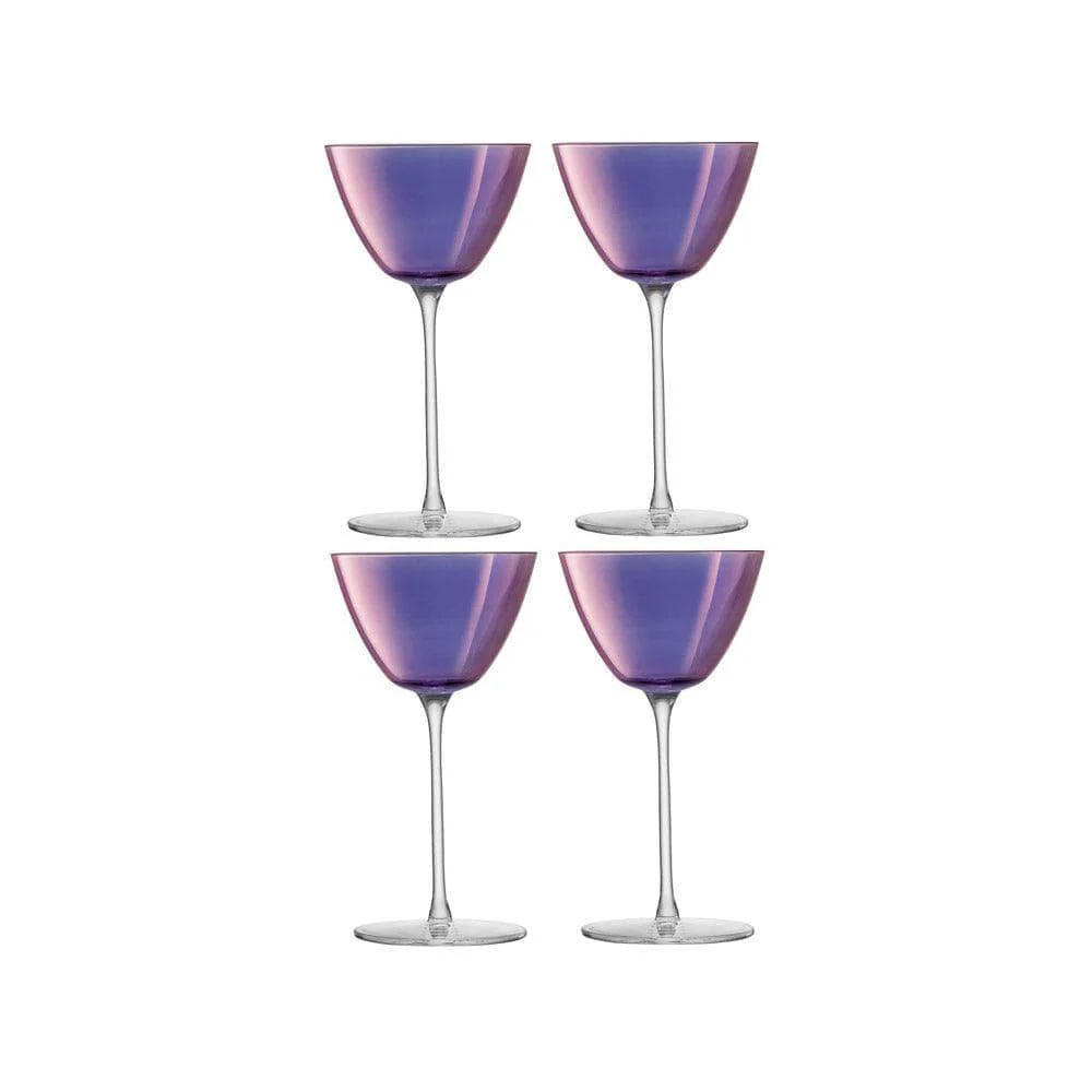 Aurora Martini Glasses 195ml, Set of 4 - Polar Violet - Image 3