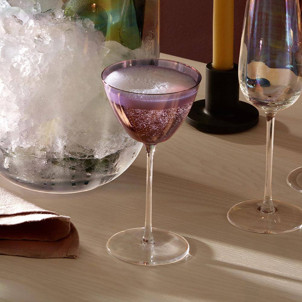 Aurora Martini Glasses 195ml, Set of 4 - Polar Violet - Image 6