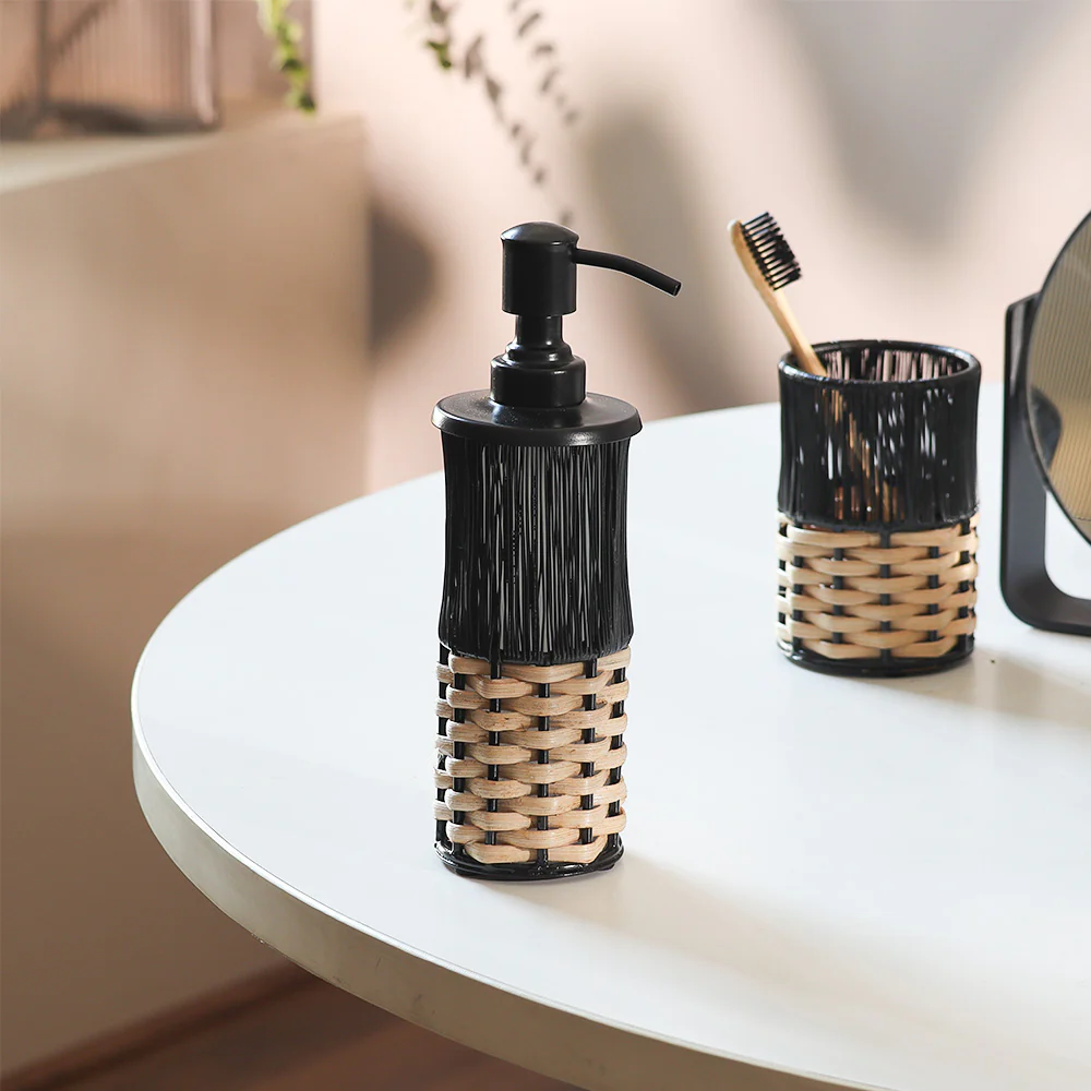 Ava Soap Dispenser - Beige Black - Image 4