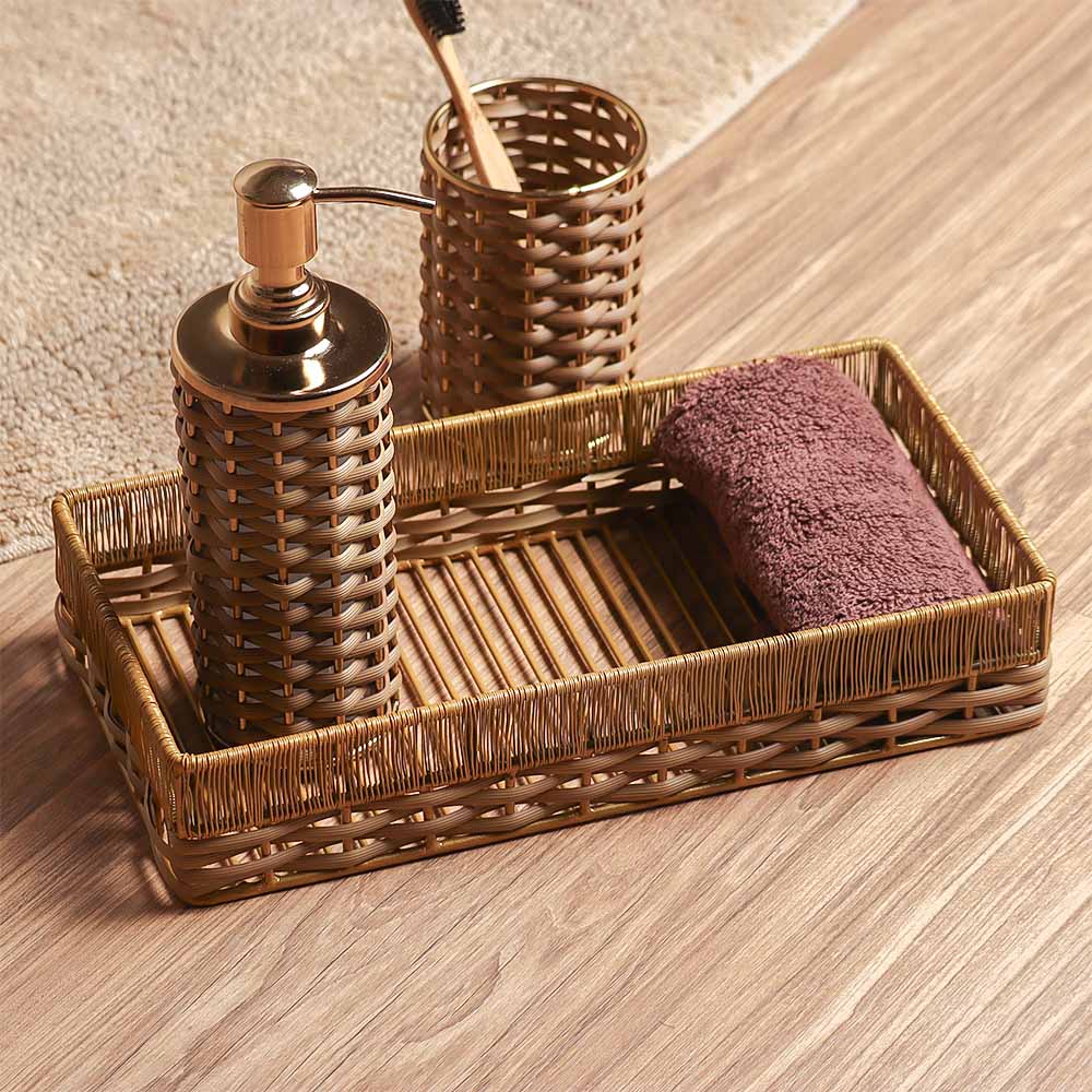Ava Storage Tray Small - Honey Gold - Image 3