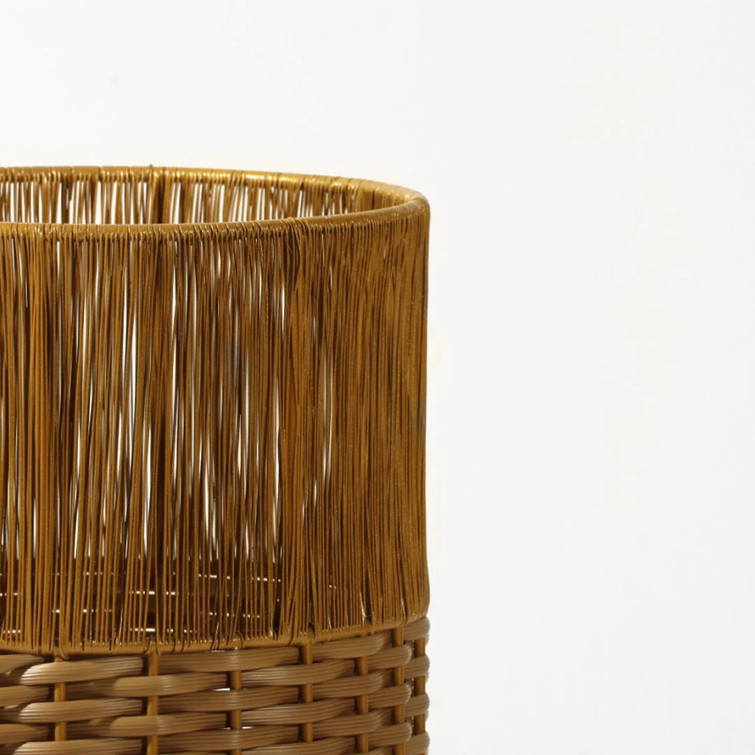 Ava Waste Basket - Honey Gold - Image 4