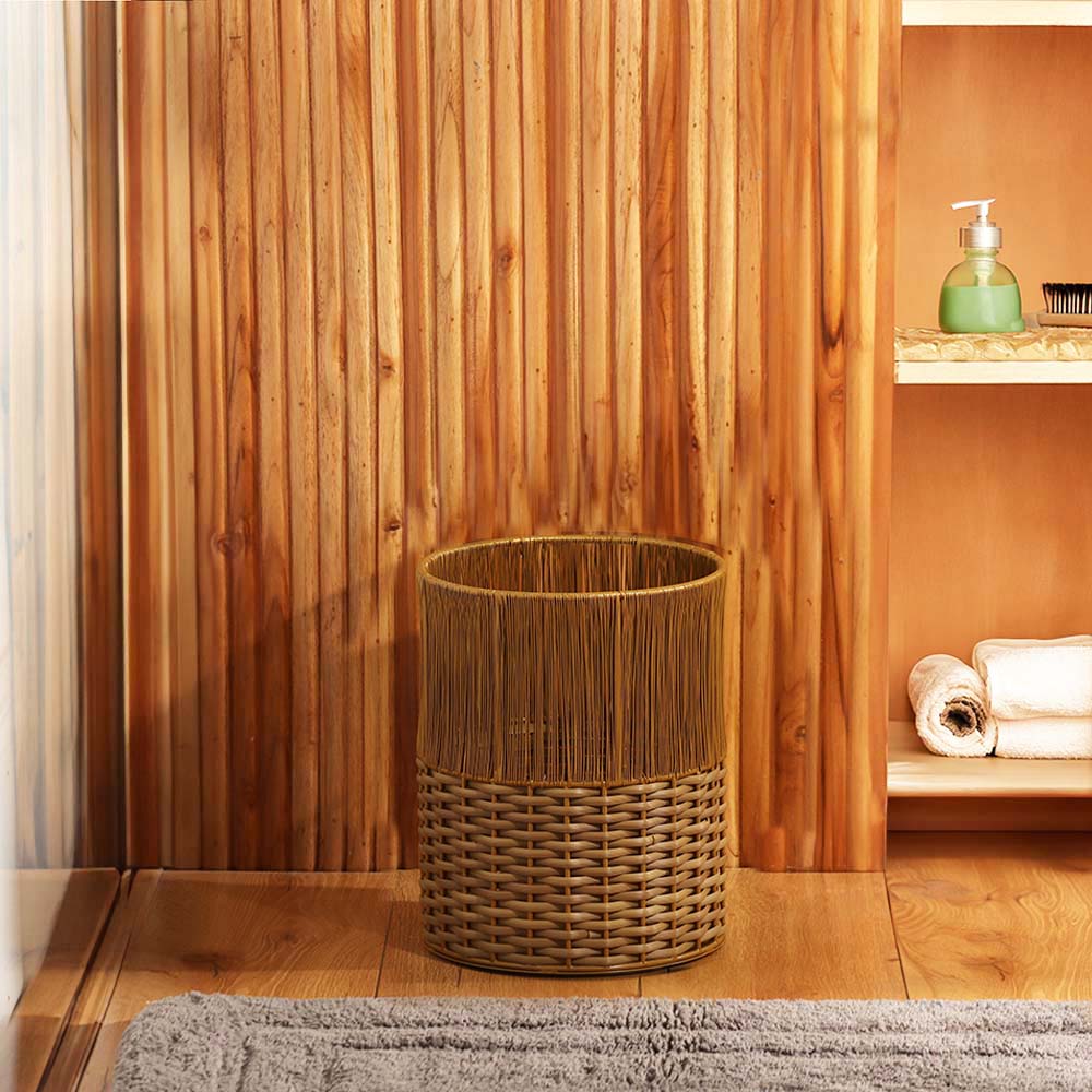 Ava Waste Basket - Honey Gold - Image 5