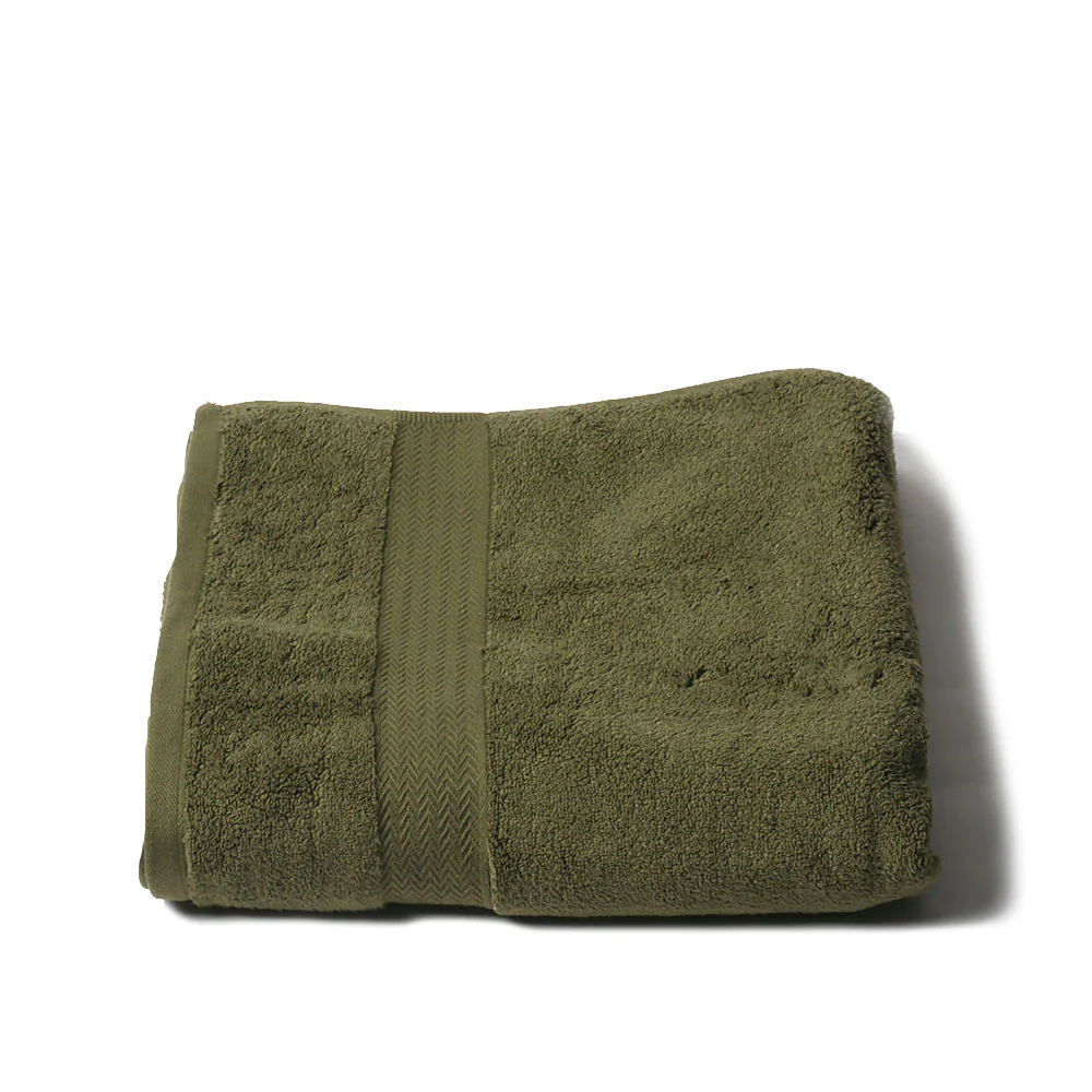 Avant Zero-Twist Cotton Bath Towel - Pine Green - Image 3