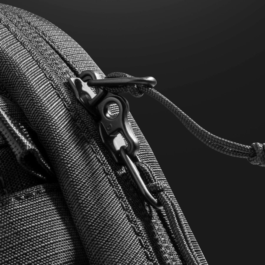 Aviator Travel Crossbody Bag - Black - Image 13
