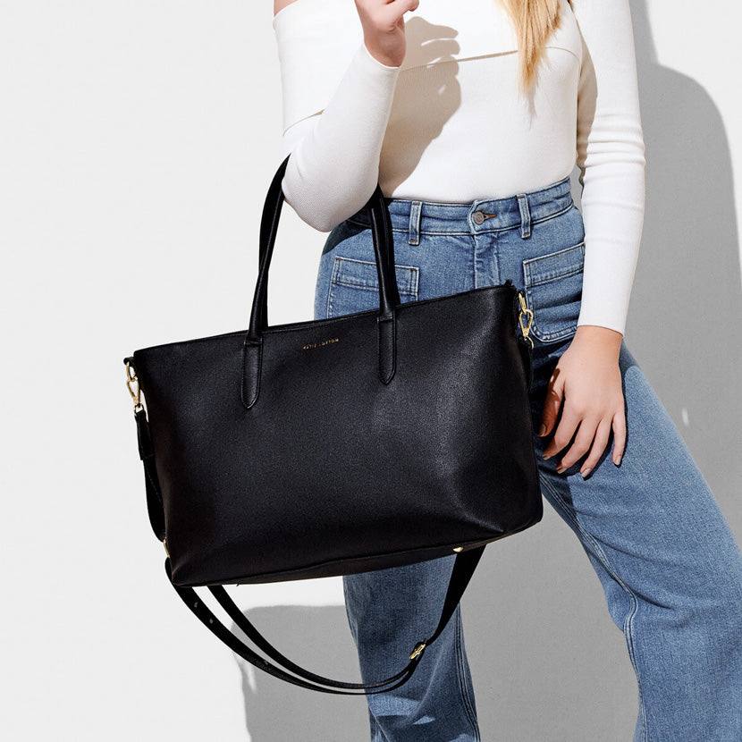 Baby Changing Tote Bag - Black