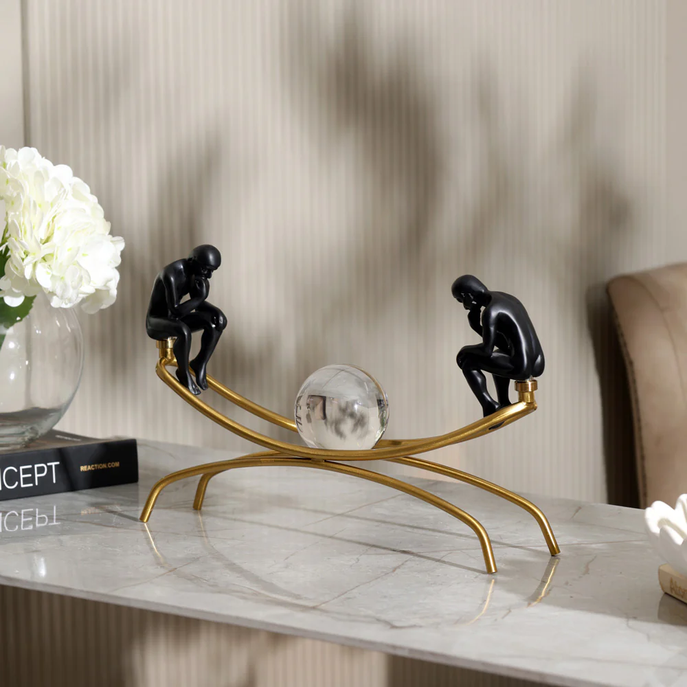 Balancing Decorative Accent with Crystal Ball - Image 2
