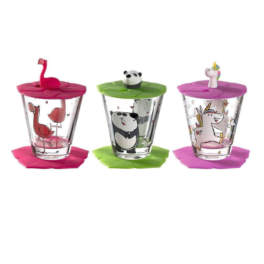 Bambini Drinking Set - Flamingo Unicorn Panda - Image 3