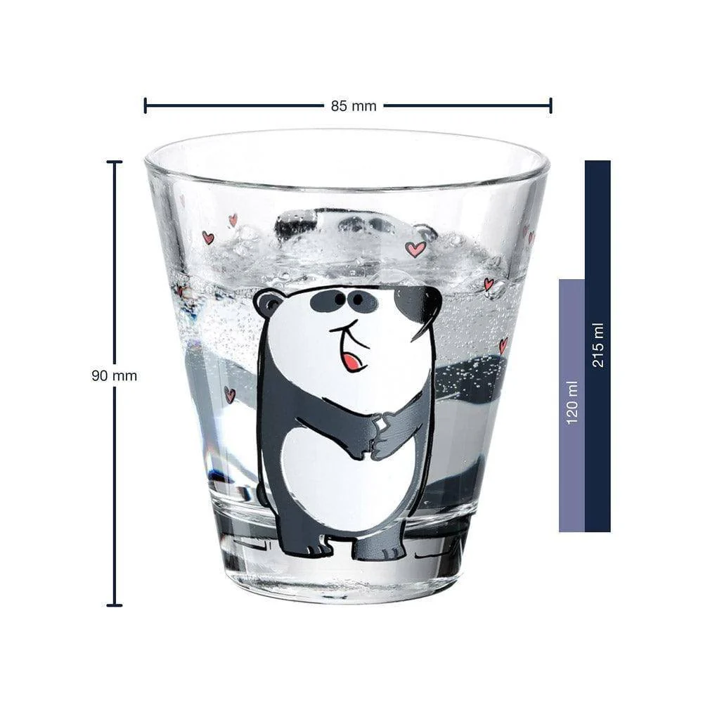 Bambini Glass Tumblers, Set of 6 - Assorted - Image 5