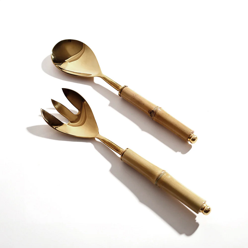 Bamboo Serving Set - Natural Gold - Image 3