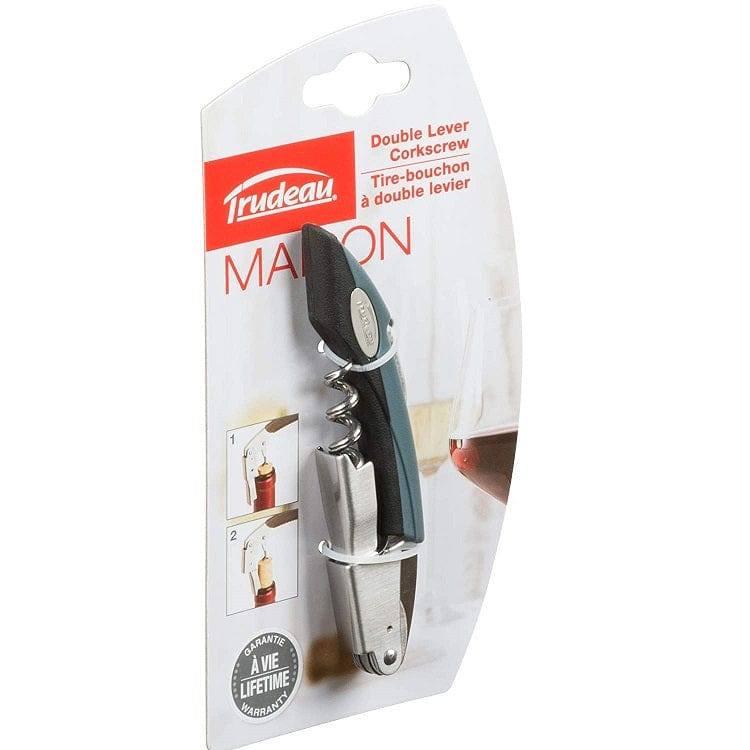 Maison Double Lever Corkscrew - Rugged Black Grip - Image 4