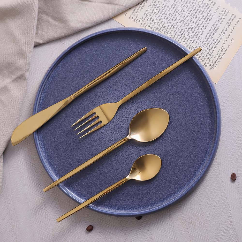 Barot 24-piece Cutlery Set - Gold - Image 5