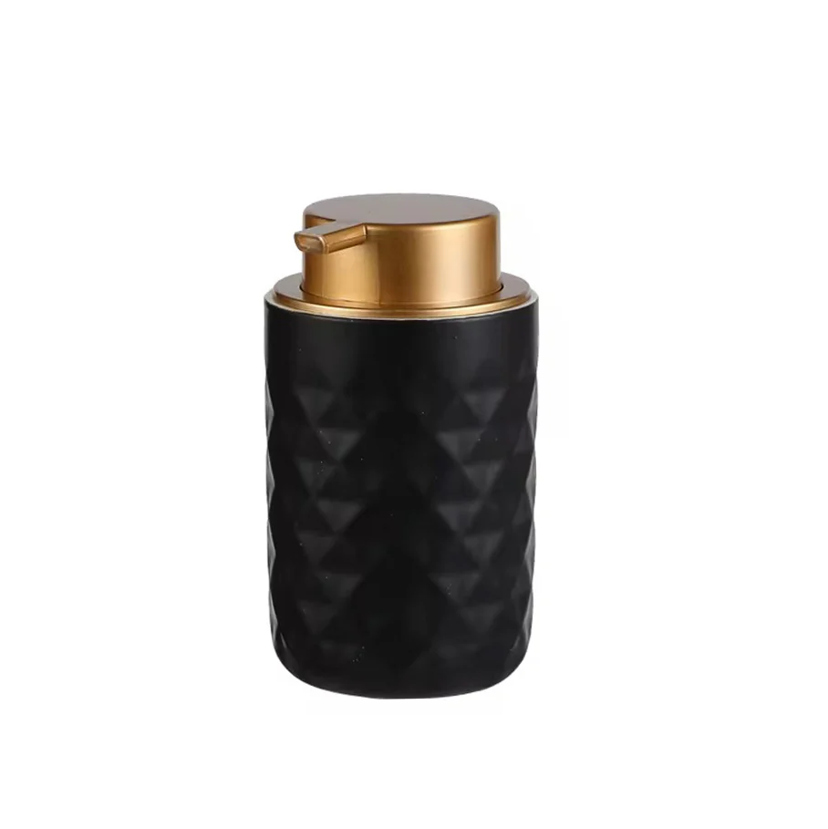 Barrel Soap Dispenser - Black Gold - Image 4
