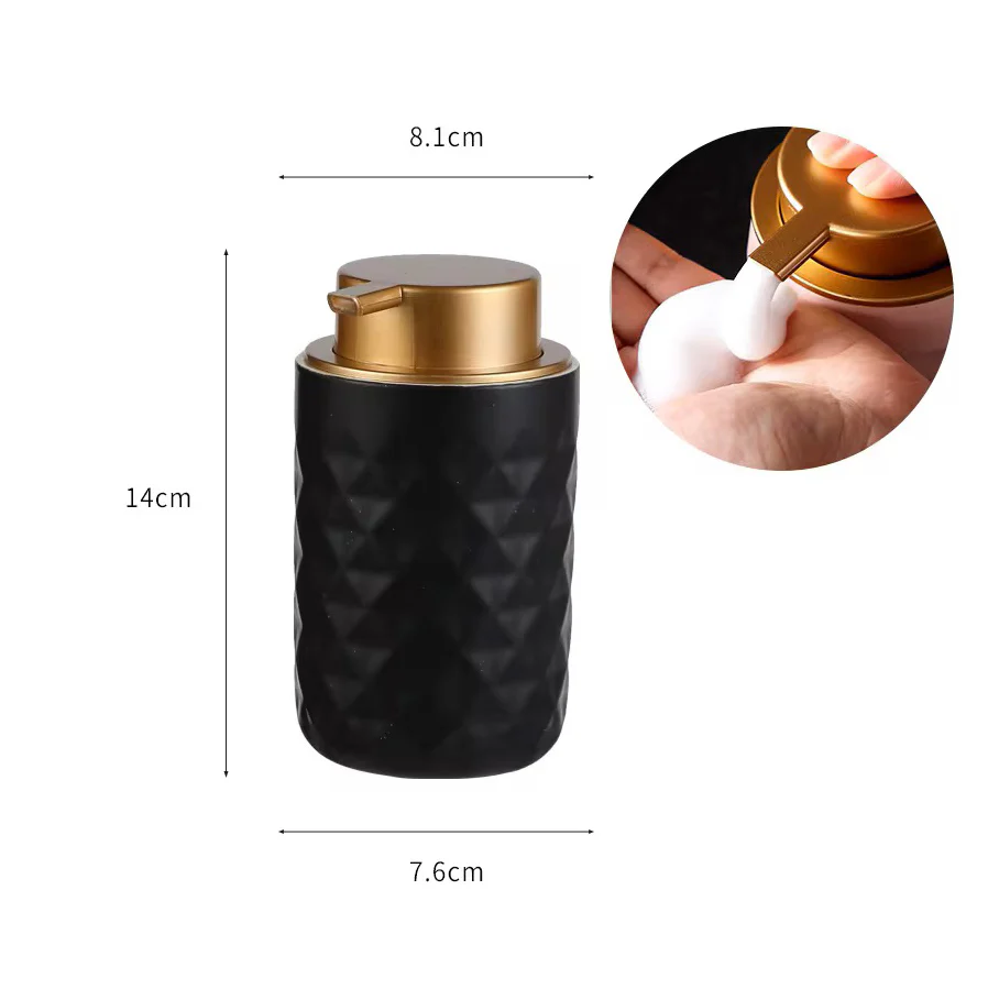 Barrel Soap Dispenser - Black Gold - Image 6