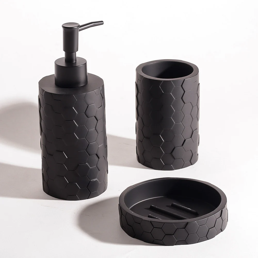 Beau 3-piece Bathroom Set - Black - Image 3