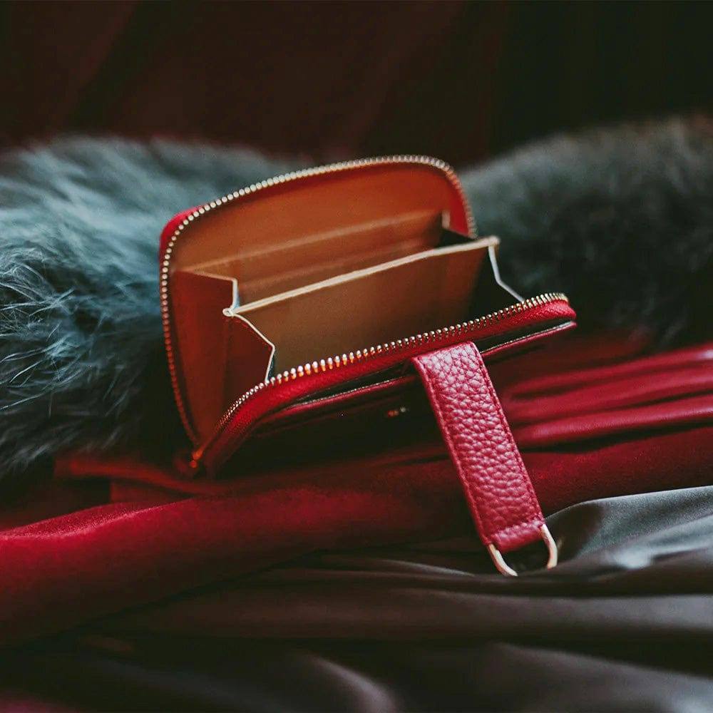Belgravia Zip Wallet - Red - Image 3