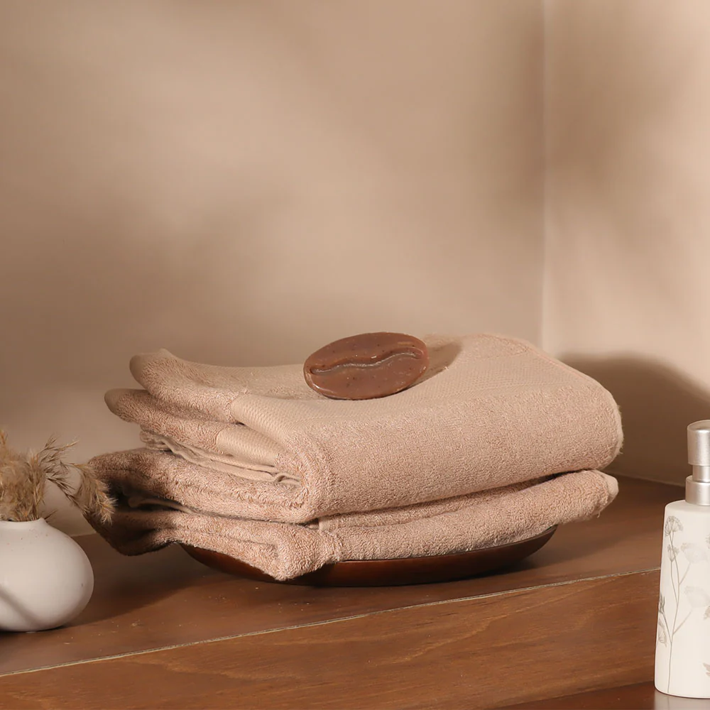 Belize Bamboo Bath Towel - Beige - Image 4