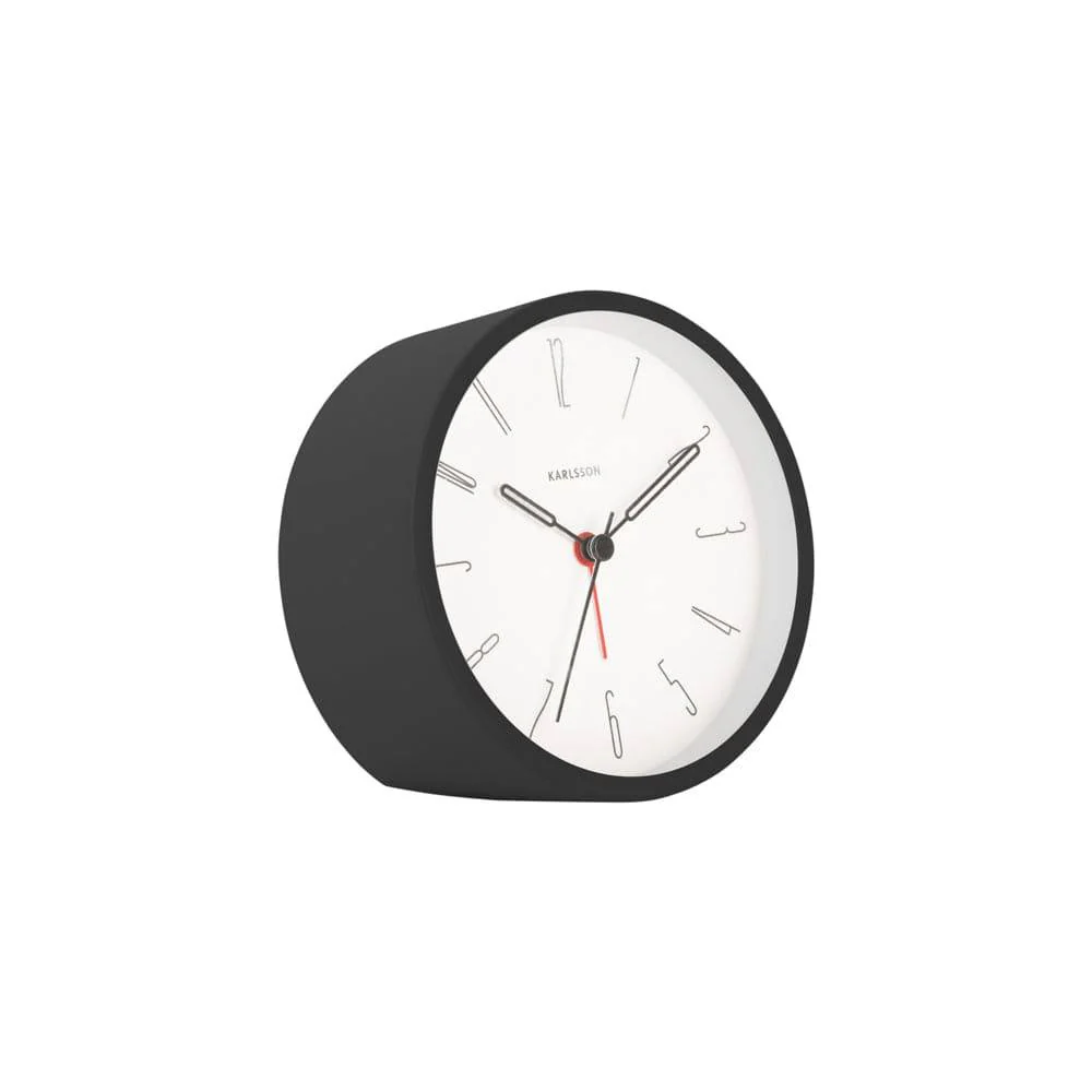 Belle Numbers Alarm Clock - Black - Image 3