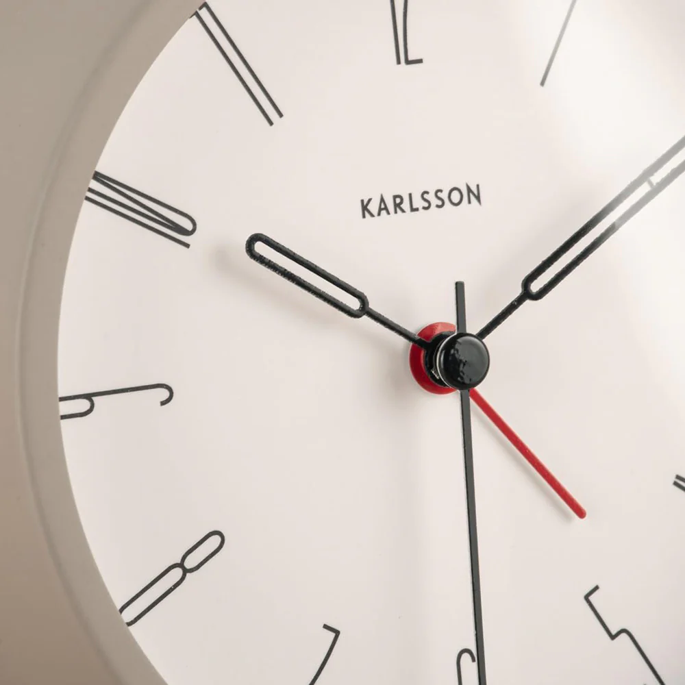 Belle Numbers Alarm Clock - Warm Grey - Image 4