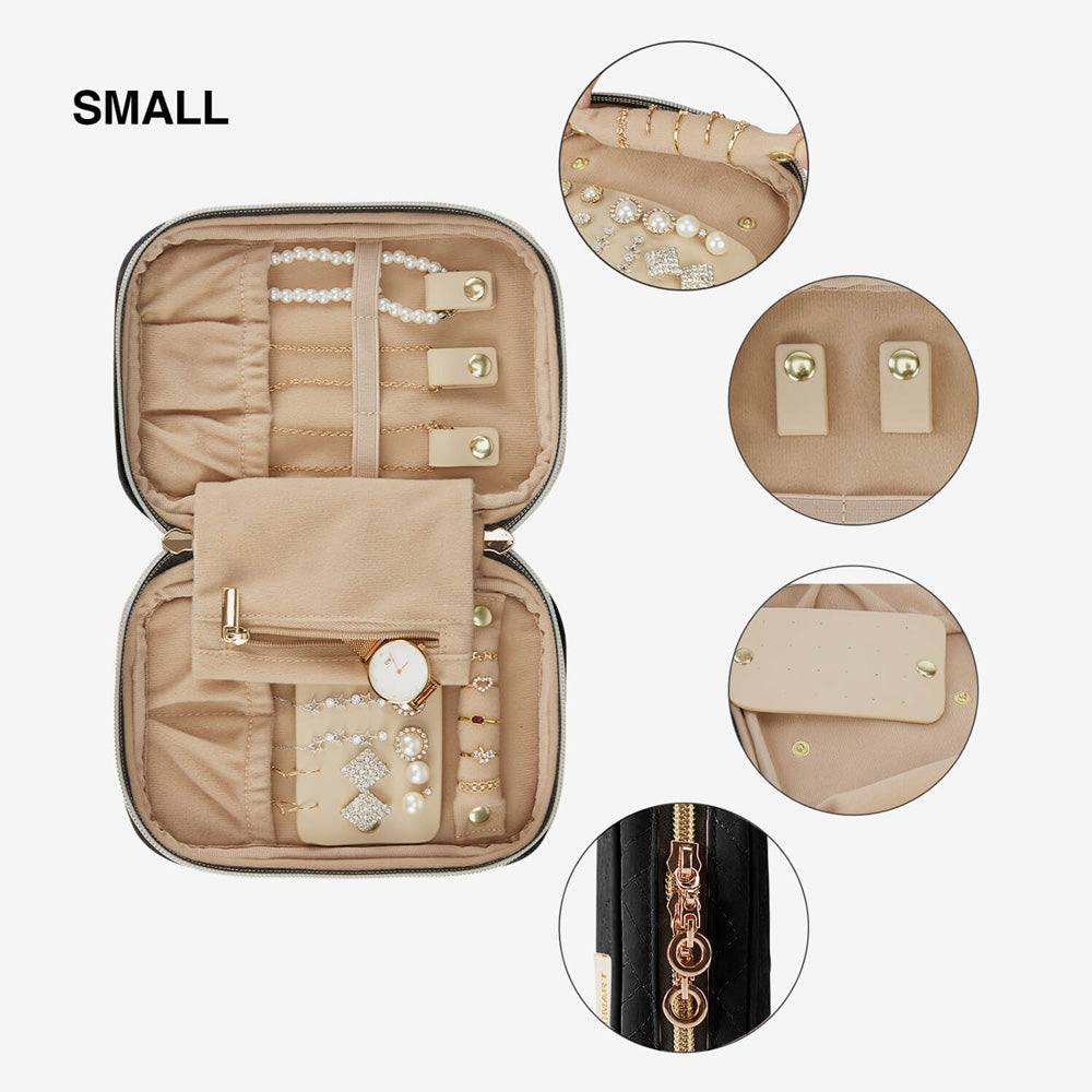Belle Travel Jewellery Organiser Mini - Black - Image 5