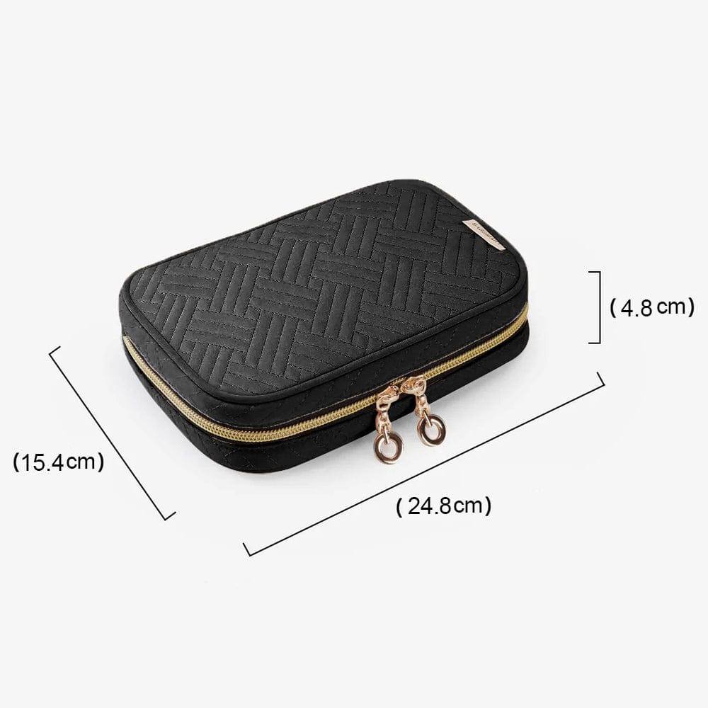 Belle Travel Jewellery Organiser Small - Black - Image 7