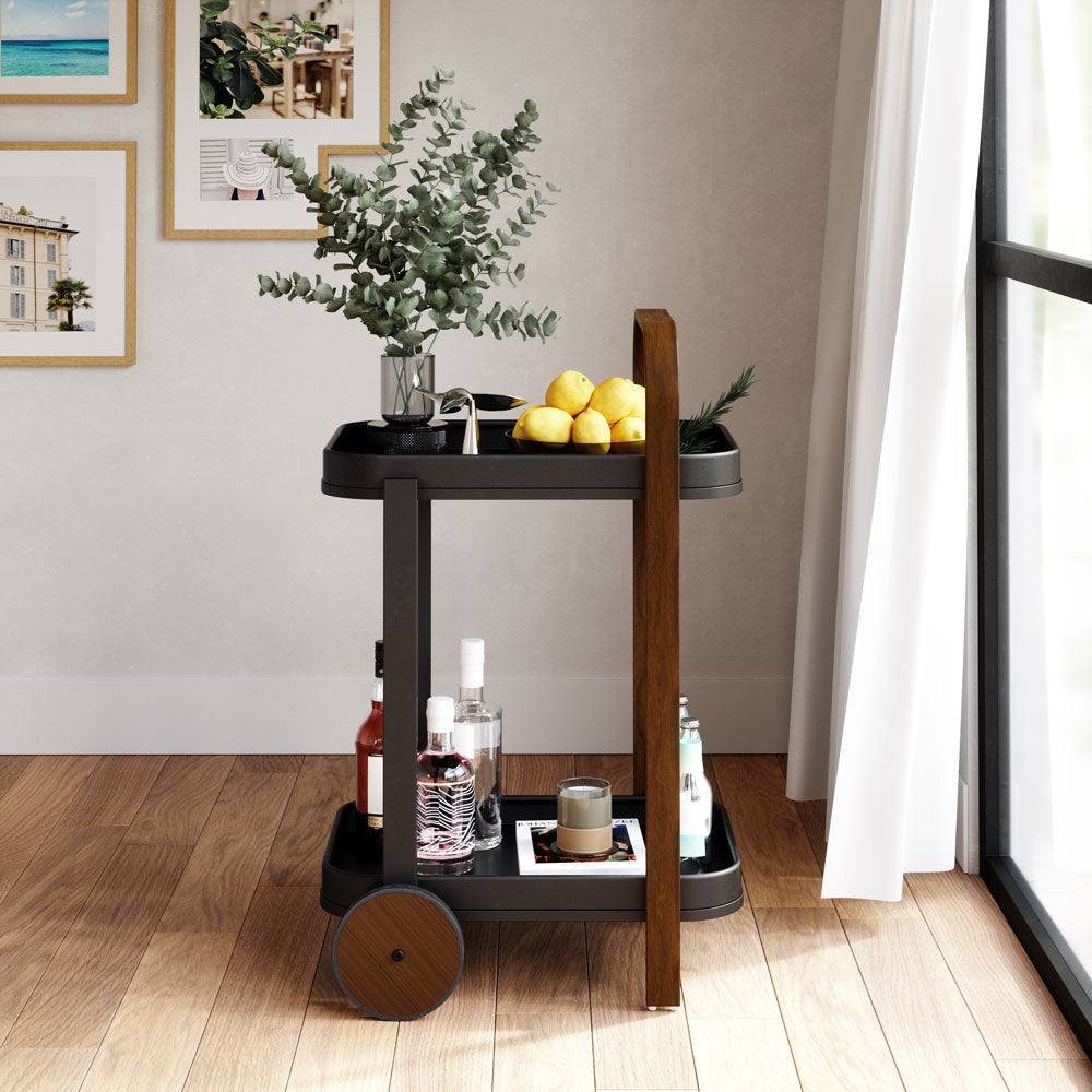 Bellwood Bar Cart - Black - Image 6