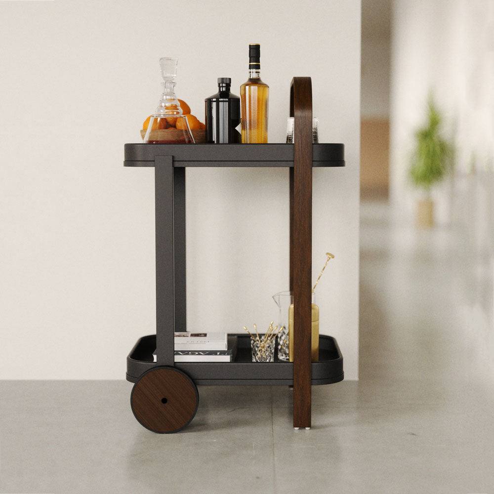 Bellwood Bar Cart - Black - Image 9