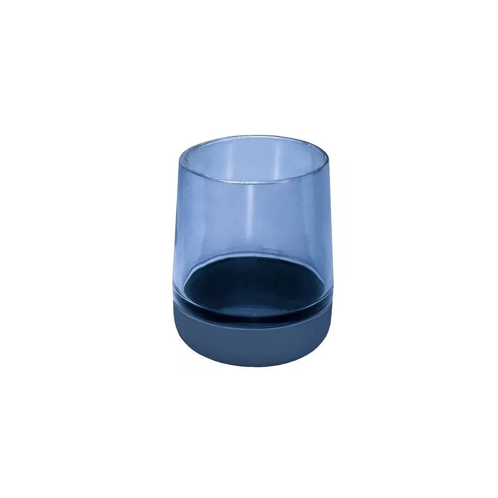 Belly Glass Toothbrush Tumbler - Blue - Image 6