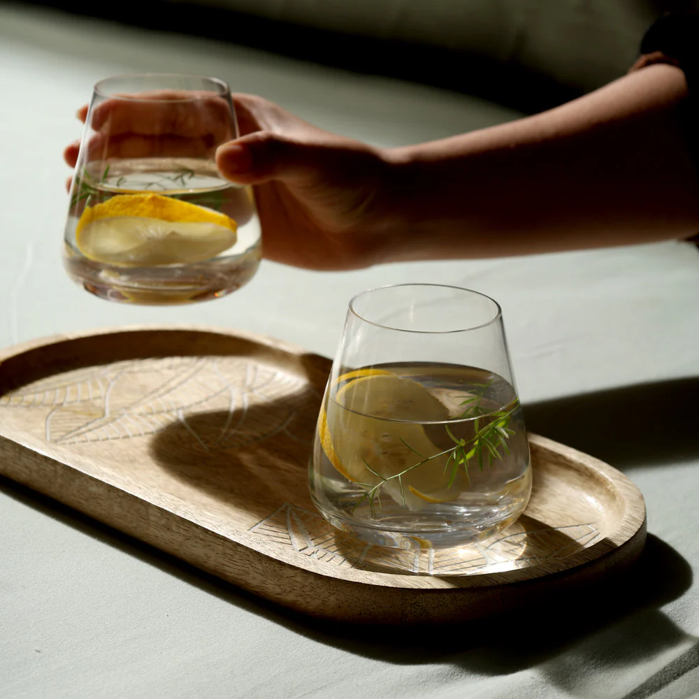 Belo Short Tumblers 280ml, Set of 4 - Clear - Image 3