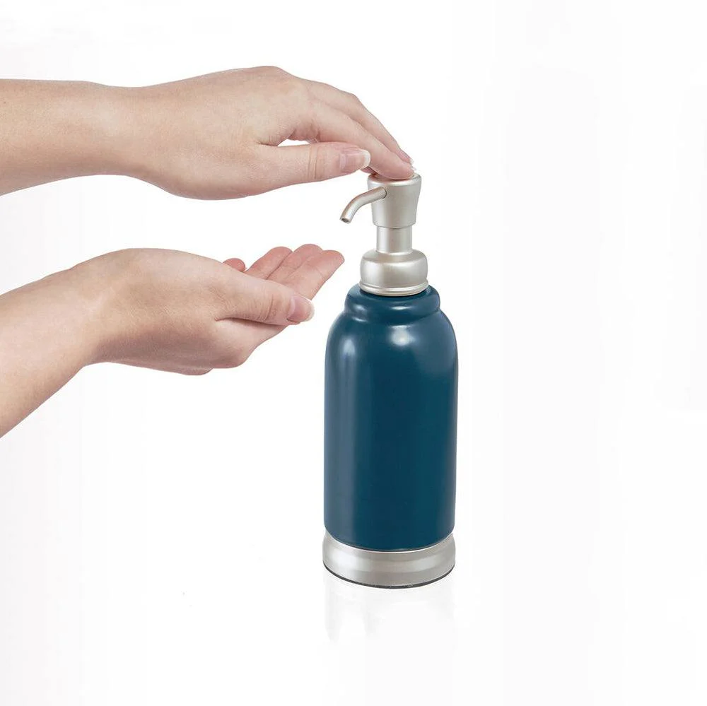 Bexley Ceramic Soap Dispenser - Navy - Image 4