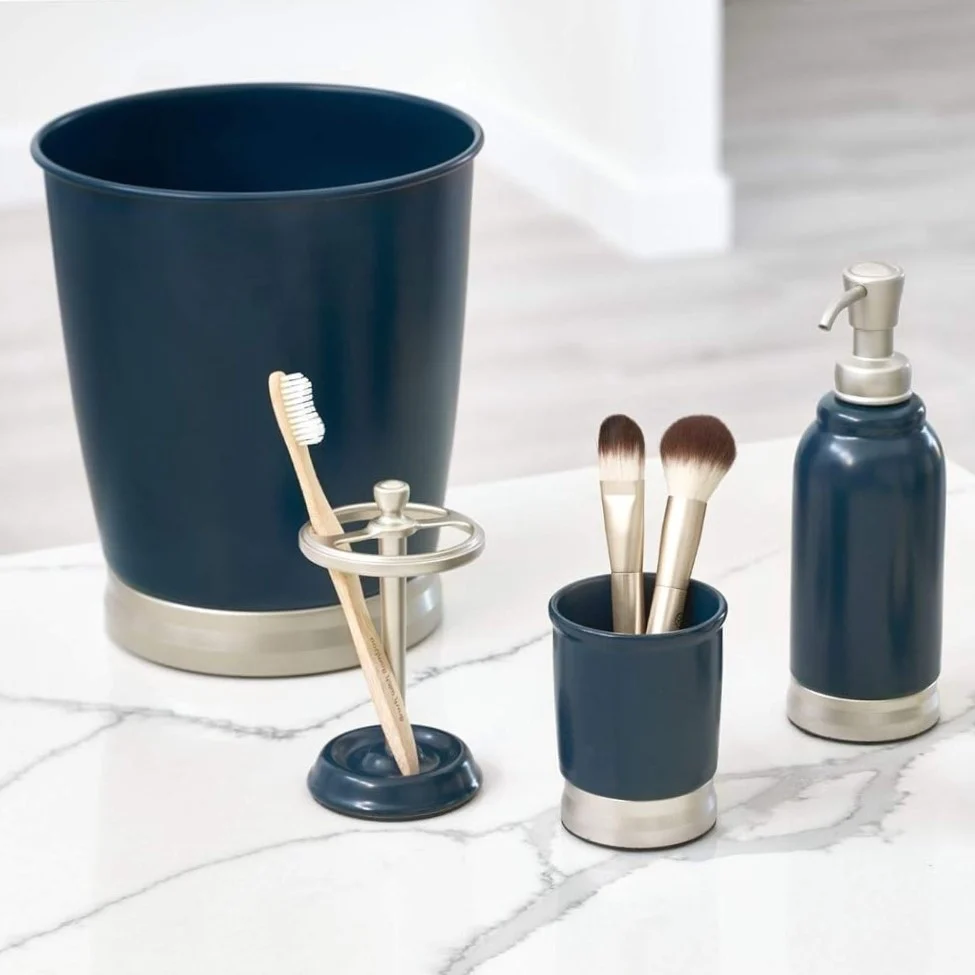 Bexley Ceramic Soap Dispenser - Navy - Image 6