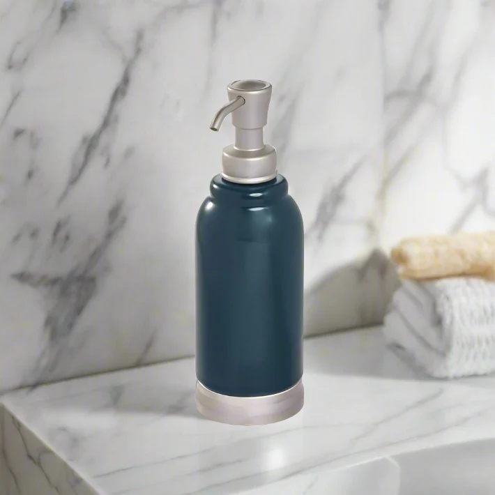 Bexley Ceramic Soap Dispenser - Navy - Image 7