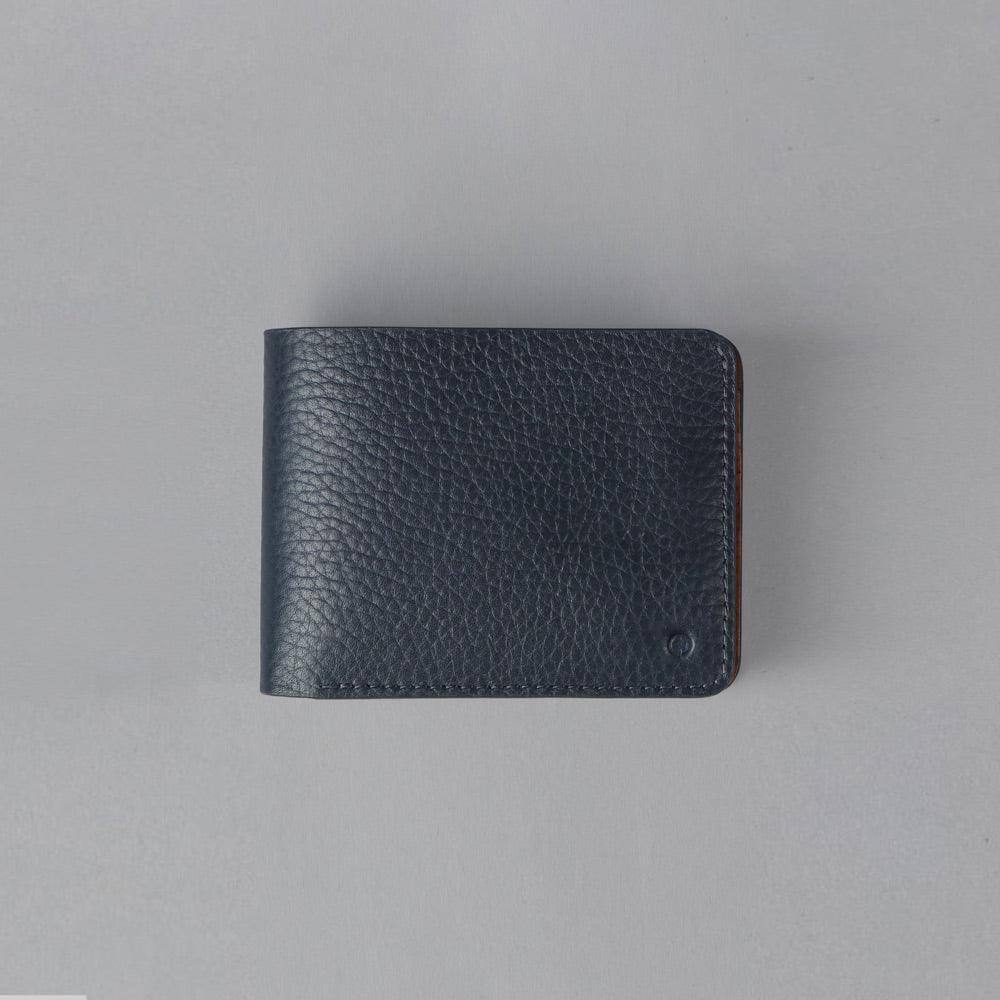 Bi-Fold Leather Wallet - Navy - Image 6