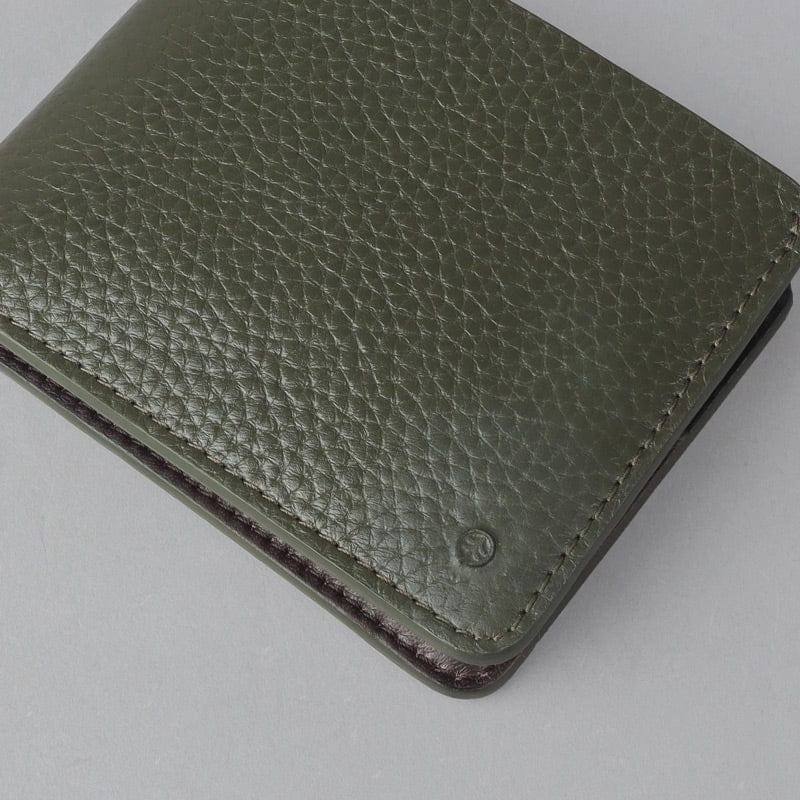 Bi-Fold Leather Wallet - Olive - Image 3