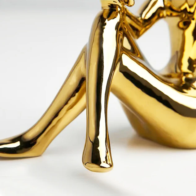 Bibliophile Bookends, Set of 2 - Gold - Image 7